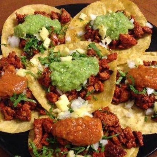 Traditional Taco Plate.