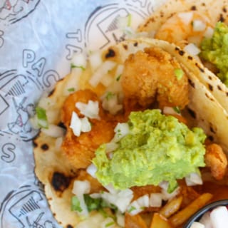 Shrimp Tacos Plate